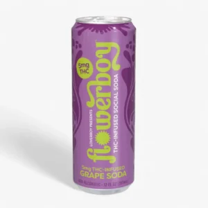 5mg THC Infused Social Soda - Grape Soda