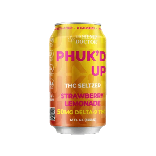 Phuck'd Up Seltzer 50mg - Strawberry Lemonade