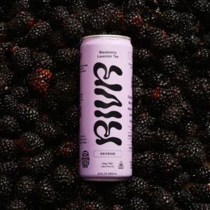 5mg THC + 75 mg Reishi Mushrooms + 100mg Ashwagandha Caffeine Free SERENE Tea - Blackberry Lavendar Tea