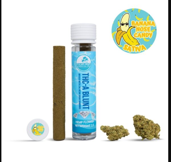 2.5g THCA Diamond Caviar Blunts-Banana Nose Candy