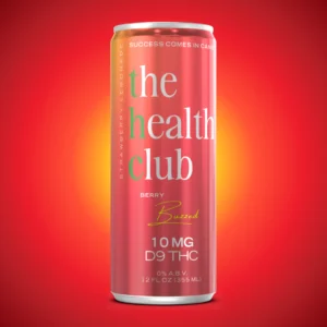 10mg D9:THC Berry Buzzed Seltzer - Strawberry Lemonade