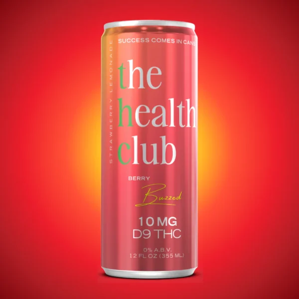 10mg D9:THC Berry Buzzed Seltzer - Strawberry Lemonade